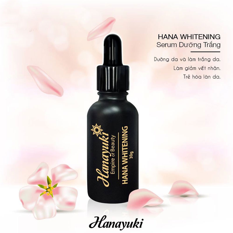 Serum trắng hồng Hana whitening Hanayuki