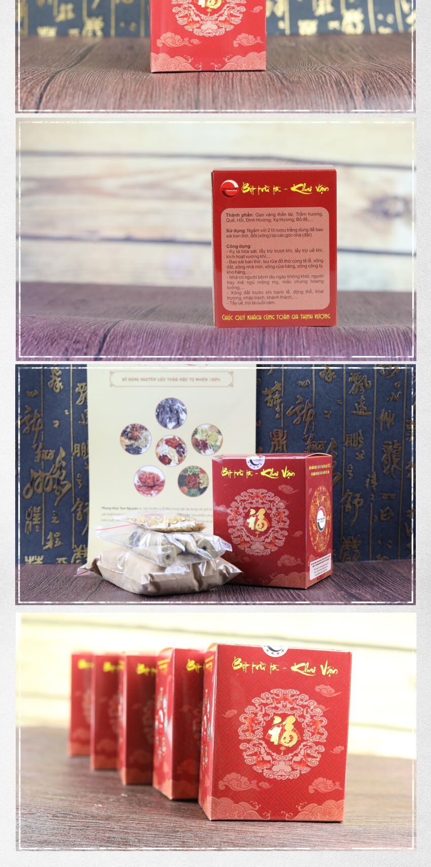 Bột tẩy uế khí, tạp khí, xông đất, xông nhà - Phong Thủy Tam Nguyên