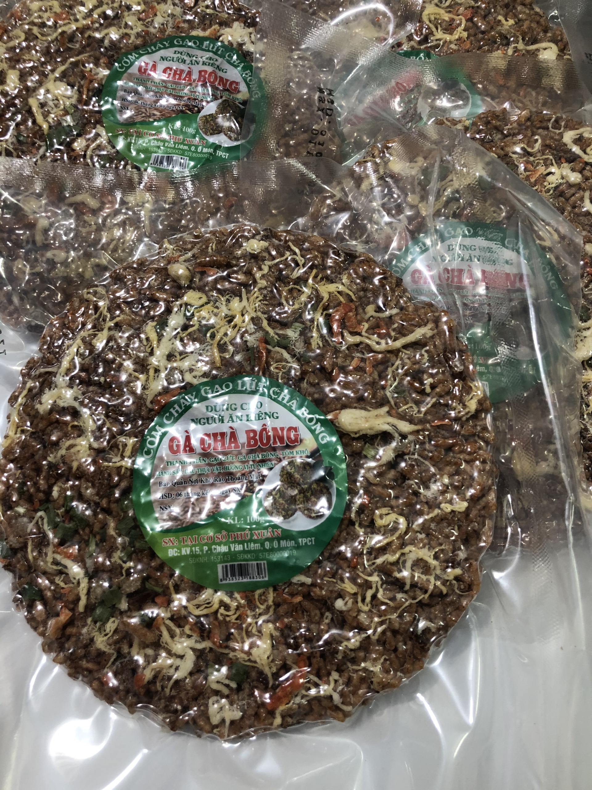 Cơm cháy GẠO LỨT chà bông - cơm cháy gạo lứt rong biển giòn - Đồ ăn vặt - ăn kiêng - đồ ăn - bánh ăn vặt