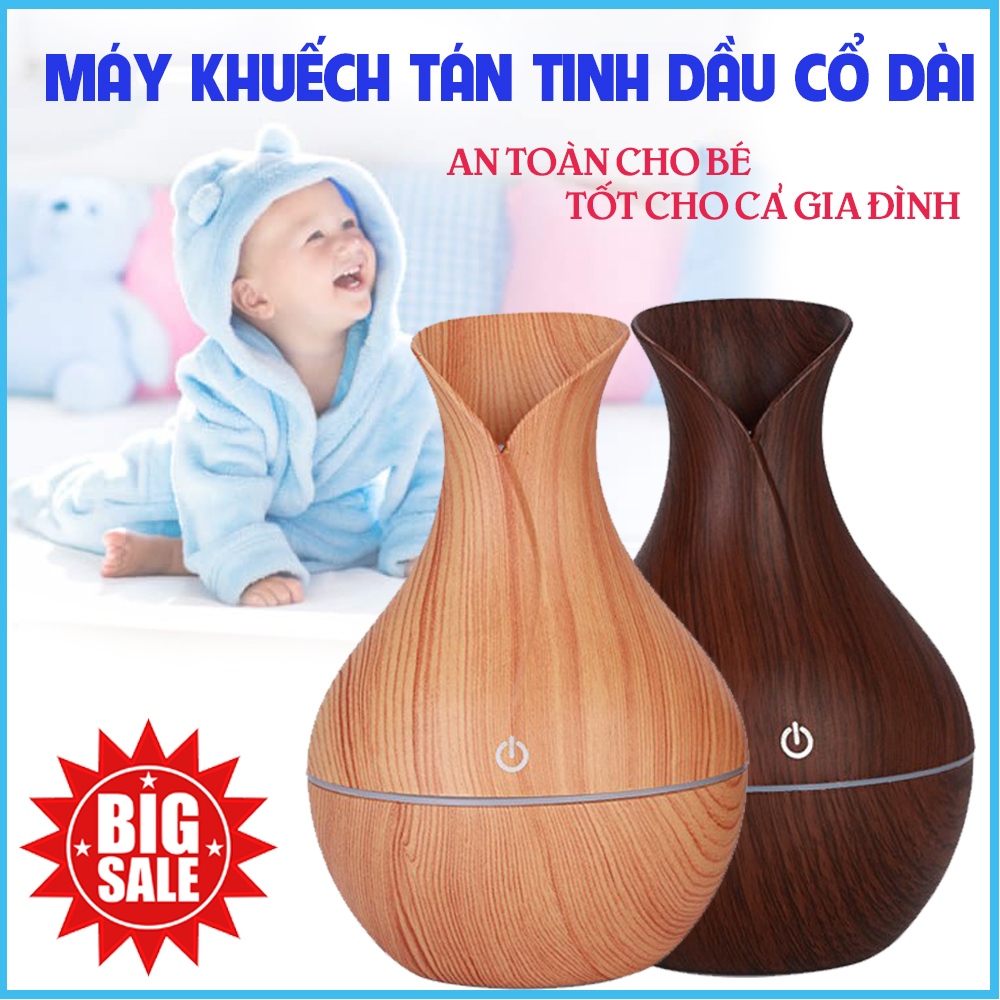 Máy khuếch tán tinh dầu FT-X104 tạo ẩm cho phòng điều hòa, Máy phun sương mini cao cấp phiên bản quốc tế, Máy tạo độ ẩm thay thế cho đèn xông tinh dầu 130ml tiện lợi