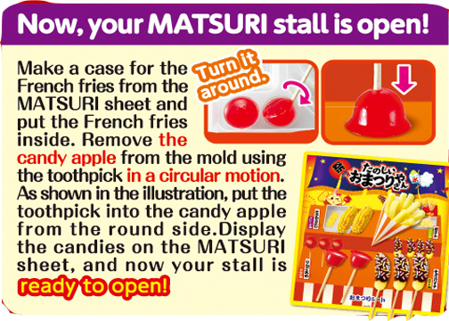 4fe157f3cf2a30765470fbeb64c02427 - Kẹo dẻo đồ chơi Kracie Popin Cookin - Bộ lễ hội Matsuri Festival Matsuri