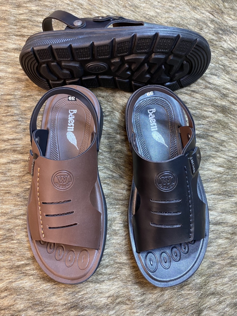 HOÀN TIỀN 15% - [SALE 50%]Dép Quai Ngang Nam Dép Da Nam Đế  Cao Su Đúc Siêu Bền Dép Nam Da Cao Cấp Kiểu Dáng Trẻ Trung Tuyệt Đẹp Dễ Phối Đồ Có Đế Cao Su Chống Trơn Trượt