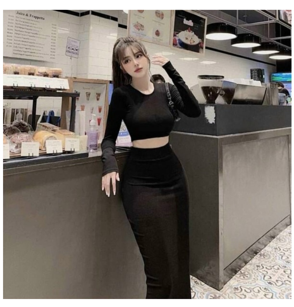 Đầm Body Cổ Lọ Tay Rời Dáng Ngắn Sexy Siêu Hot CC857 TEROMI HỎA TỐC |  Shopee Việt Nam