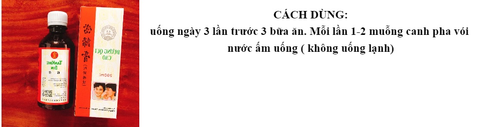 Tankwe Gin SIRO BỔ MÁU ĐƯƠNG QUY TỬU