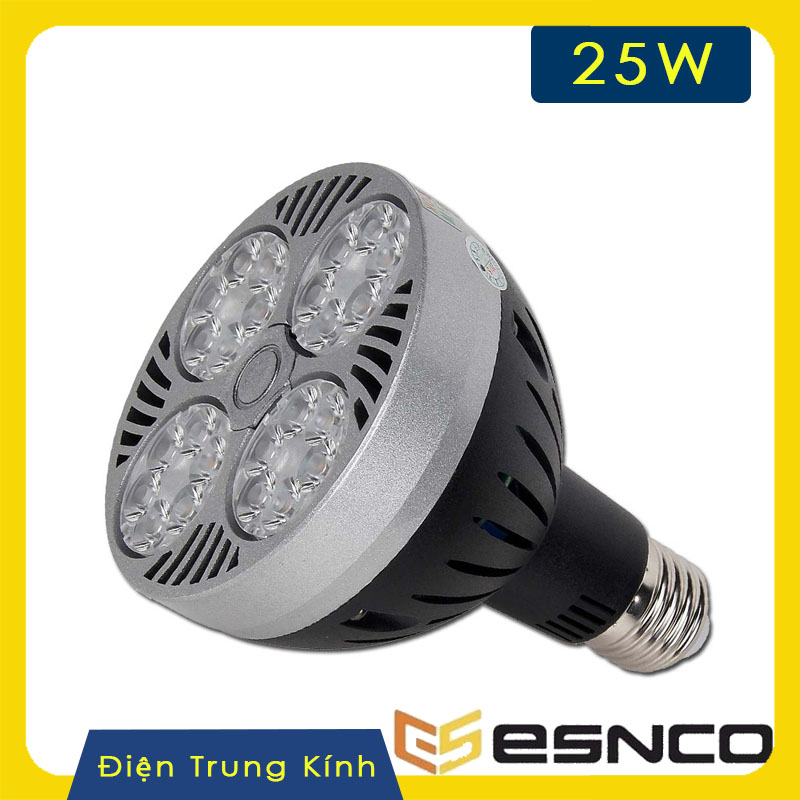 Đèn Rọi Par30 25w Thương hiệu nổi tiếng Esnco Siêu sáng Siêu bền chuyên dùng cho phòng trưng bày Cửa hàng Show room Thiết kế nội thất