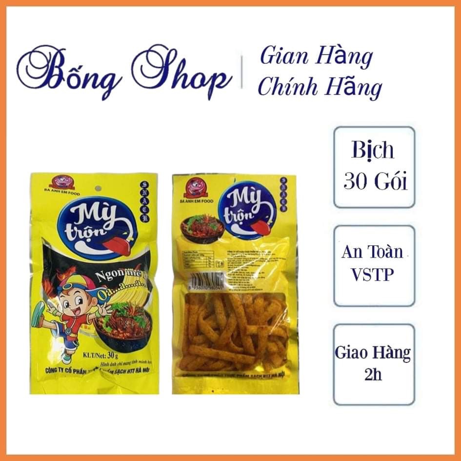 Combo 10 Gói Snack Mỳ Trộn Ba Anh Em Siêu Ngon
