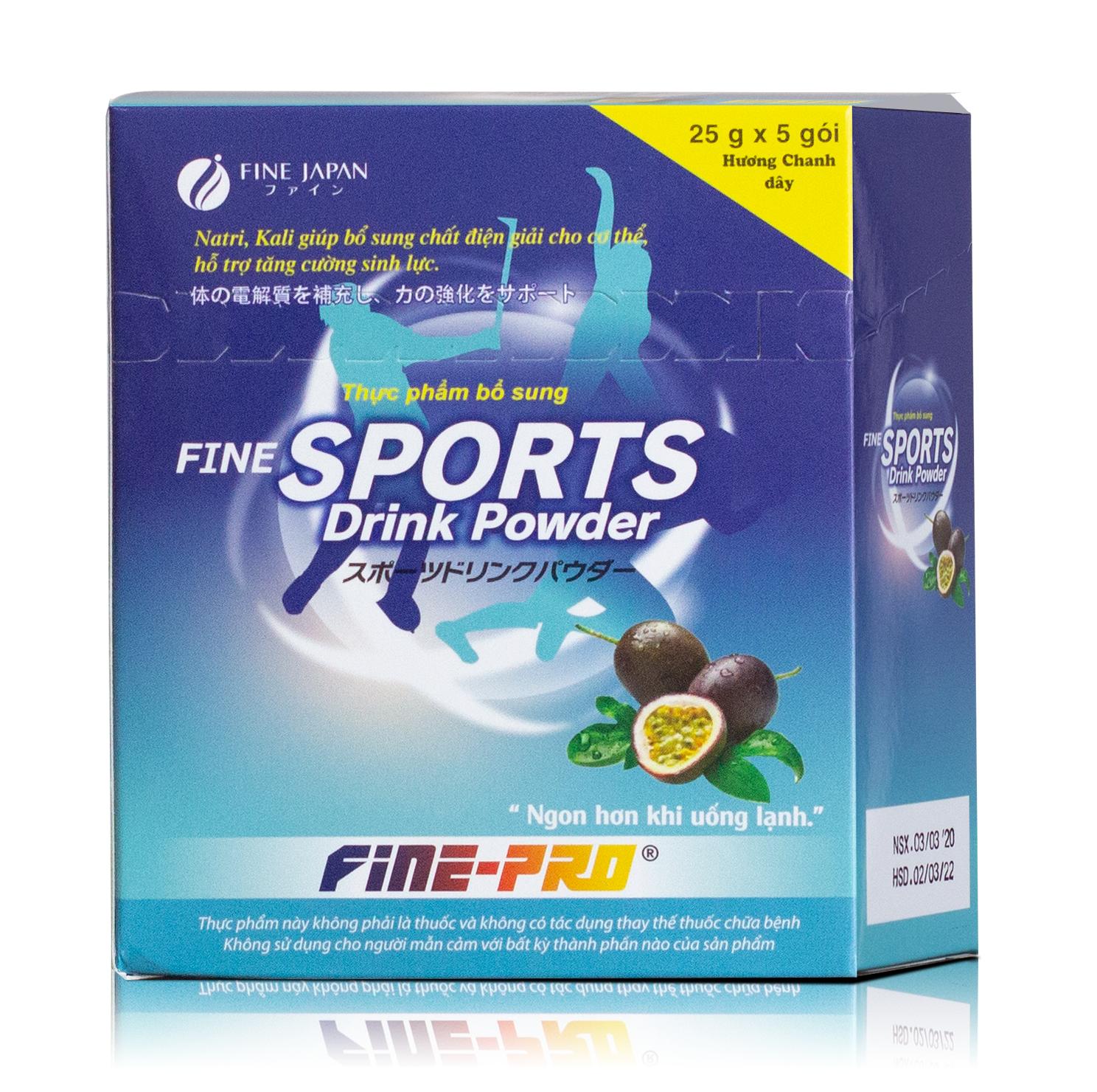 Oresol Nhật - Sport Drink Powder-Cung cấp nước và chất điện giải, nạp năng lượng, tăng cường thể lực (Hộp 5 gói)