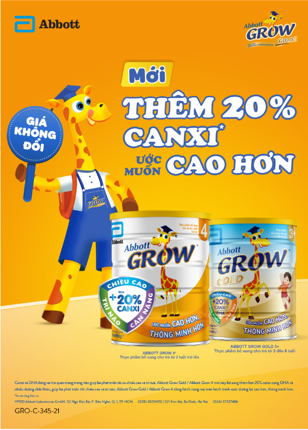 Sữa bột Abbott Grow 4 400g