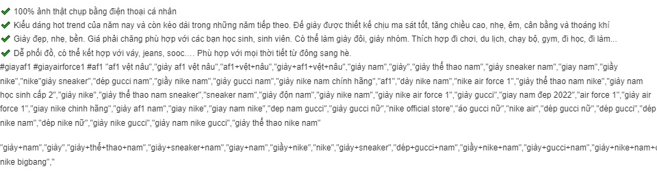 Giày Nike_Air Force 1 Nam Nữ, Giày AF1 Vệt Nâu Hàng Đẹp Full Box Đủ Size 36-43