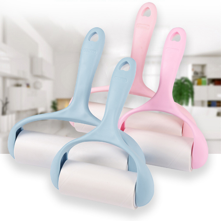 Cây lăn dính bụi quần áo- có sẵn 1 cuộn giấy