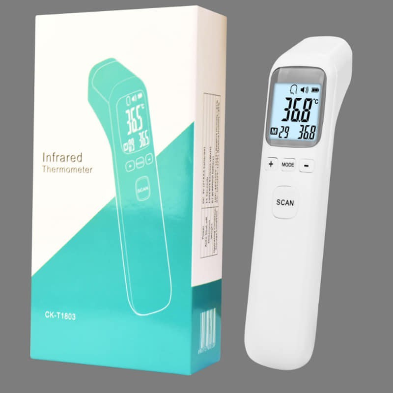 Giá bán Nhiệt kế hồng ngoại đo trán cho bé đa năng Infrared CK-TT1803 cao cấp với công nghệ Nhật Bản có độ đo chính xác cao, đo được hầu hết tất cả các vị trí trên cơ thể cũng như nhiệt độ môi trường, nước