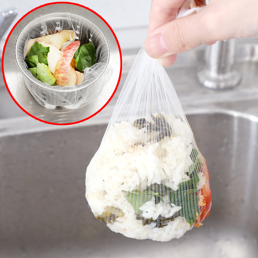 Combo 100 túi lọc rác bồn rửa chén
