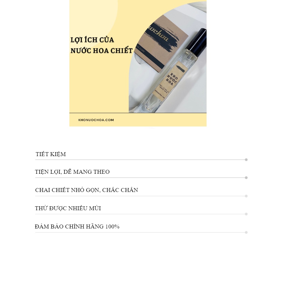 NƯỚC HOA CHIẾT MUSC NOIR FOR HER [10ML]