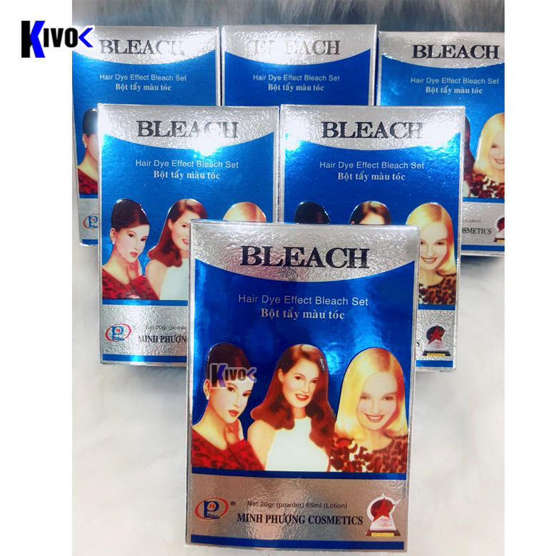 Bột Tẩy Tóc Màu Minh Phượng Bleach 20g - Tẩy Tóc Nhuộm Tóc Highlight Tại Nhà - Kivo
