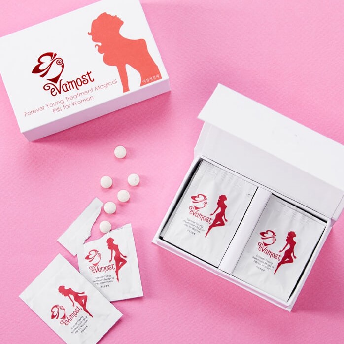 Viên đặt hồi xuân Evamost (hộp 12 gói) HA42 phục hồi, trẻ hóa, se khít cô bé, cân bằng độ pH ngăn ngừa viêm nhiễm - HÀ UYÊN
