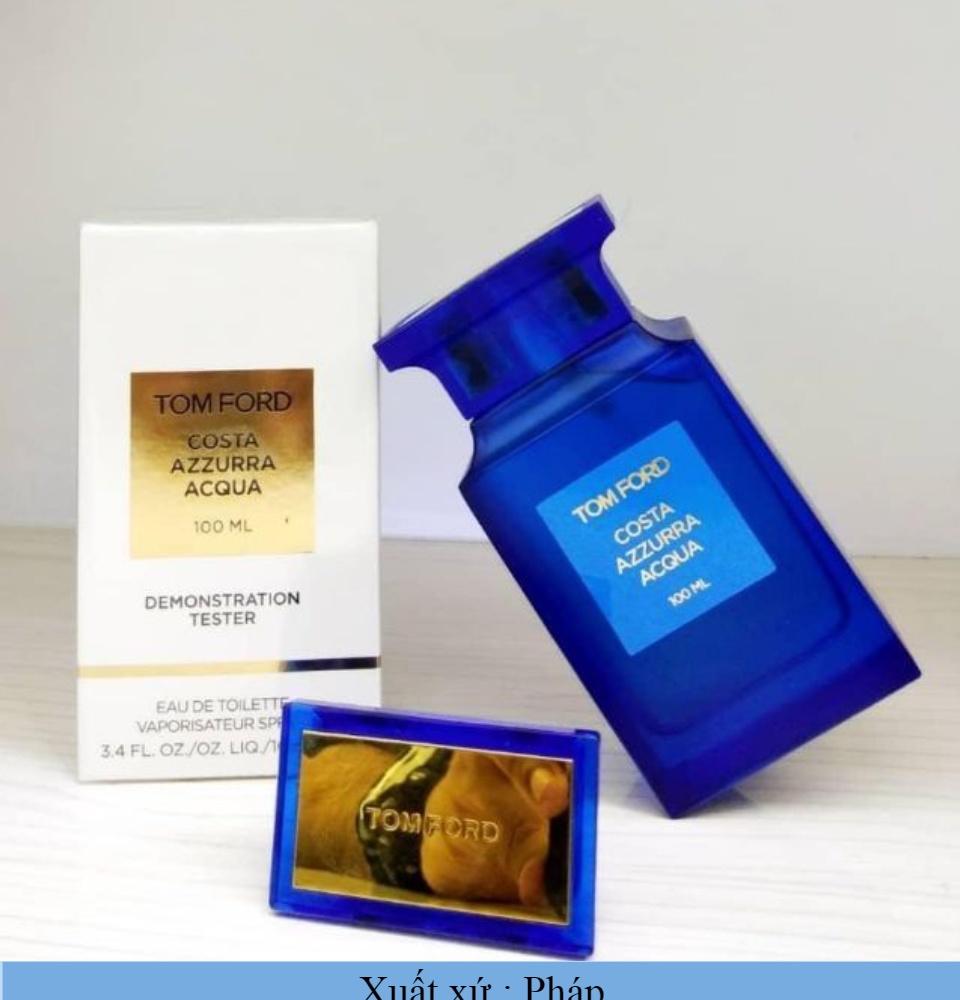 Nước Hoa Tom Ford Costa Azzurra Acqua EDT 100ml - hương thơm đưa bạn đến  với vùng biển tươi mát , sự hòa quyện của gió và làn nước biển trong xanh |