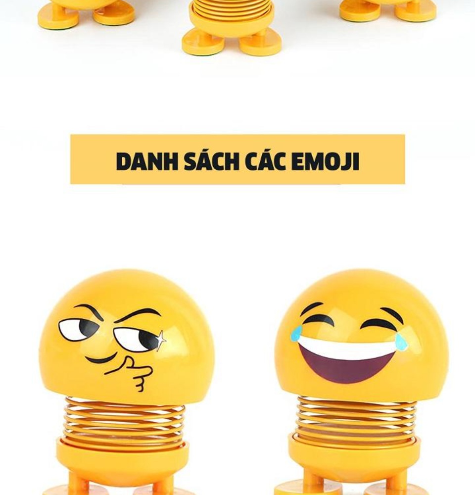 Thú nhún Emo.ji lò xo lắc đầu hình biểu tượng cảm xúc đáng yêu SP001635 - Thị trấn đồ chơi 7
