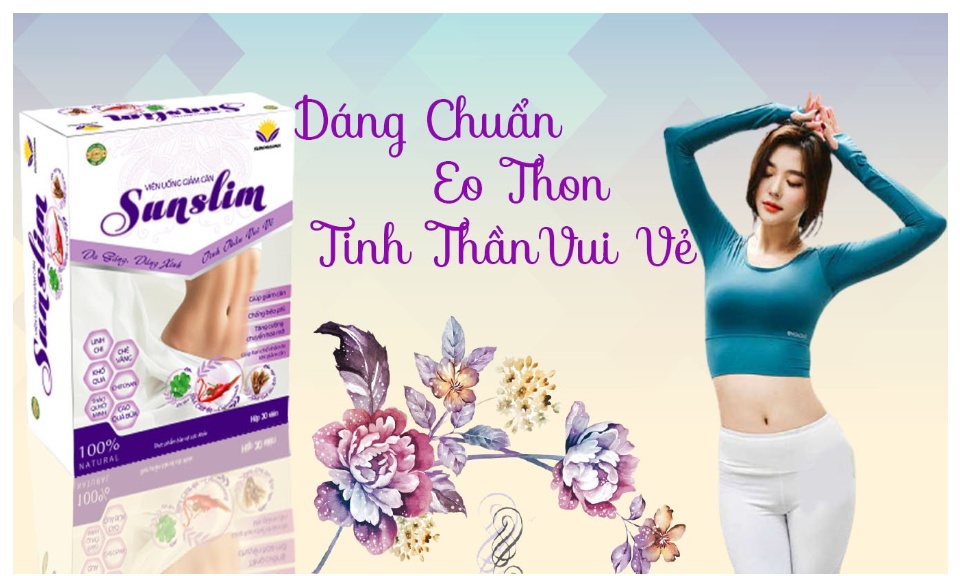 VIÊN UỐNG SUNSLIM - GIẢM CÂN HIỆU QUẢ-Giúp đốt cháy mỡ thừa ở các vùng bụng, bắp chân, bắp tay, hỗ trợ giảm béo. 5