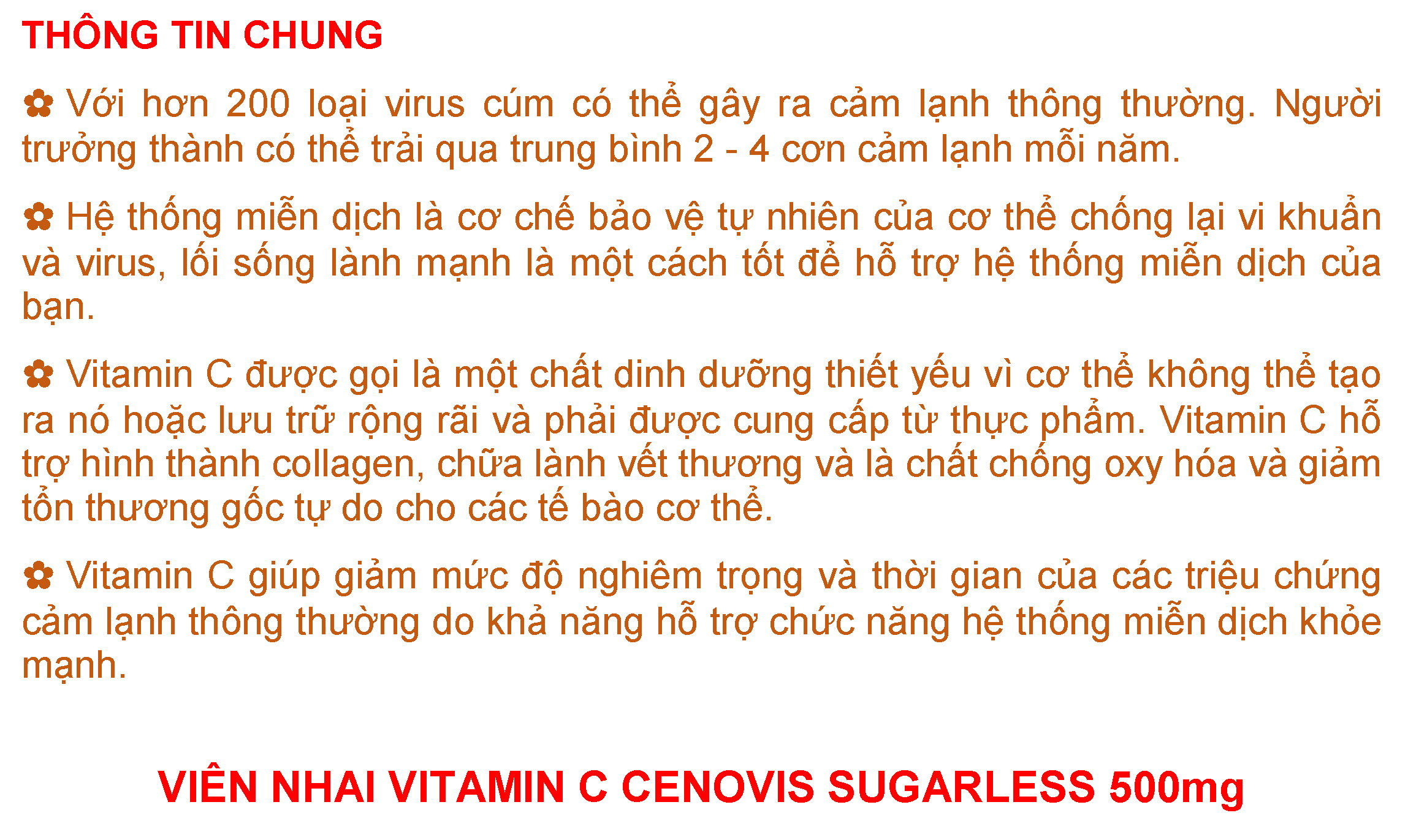 Viên ngậm Vitamin C không đường Cenovis Vitamin C 500mg Sugarless [Tăng cường miễn dịch] Hộp 300 viên Exp09/2023 Hàng Úc được bán bởi Siêu Thị Hàng Ngoại