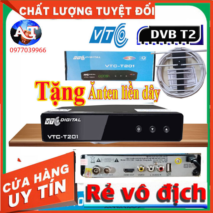 Đầu thu kỹ thuật số truyền hình mặt đất DVB VTC T201