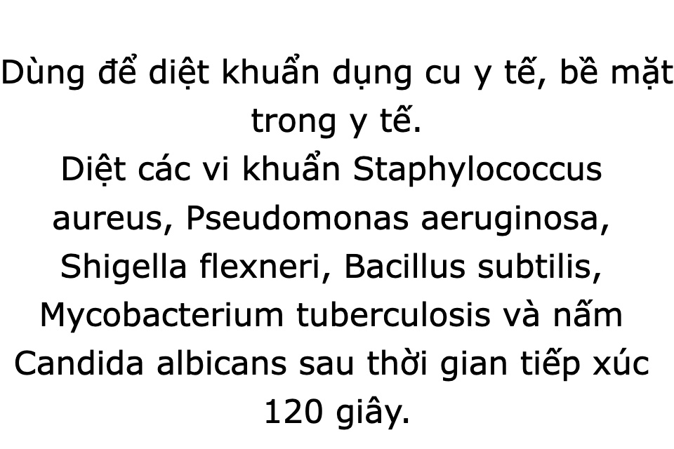 Cồn 90 độ Vĩnh Phúc 1000ml , Dùng để diệt khuẩn dụng cu y tế, bề mặt trong y tế,vi khuẩn Staphylococcus aureus, Pseudomona, Sát trùng vết thương: Tẩm cồn vào bông bôi lên chỗ cần sát trùng, Vệ sinh dụng cụ y tế - Drviet