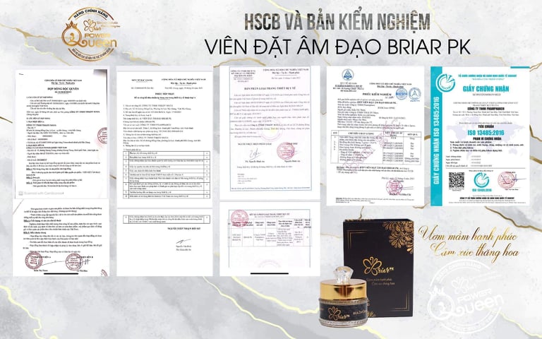 4 Viên đặt thảo mộc Briar pk se khít vùng kín hiệu quả sau 2giờ viên đặt nhỏ gọn, tự tan chảy không cần moi (che tên nhạy cảm)