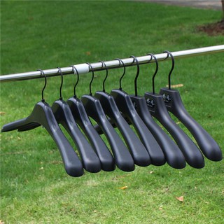 Móc nhựa treo quần áo set 10 cái móc phơi đồ nam nữ cho shop vai to màu dài 38cm