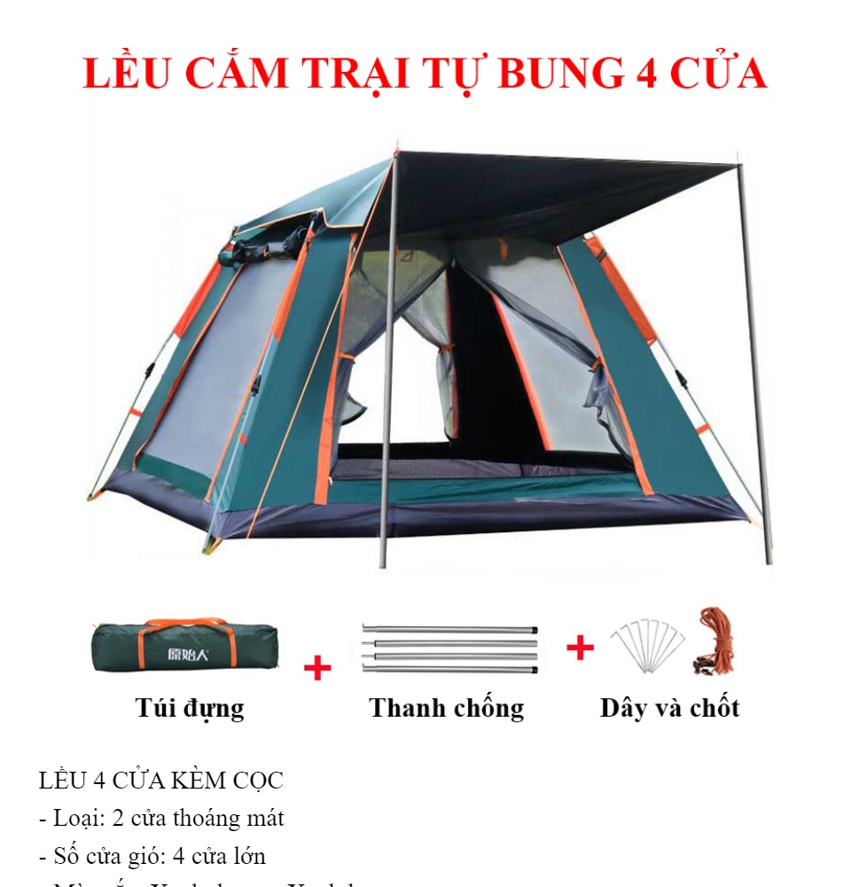 Lều cắm trại (Camping tent) là không gian sống lý tưởng giữa thiên nhiên trong những chuyến đi cắm trại đầy thú vị. Cùng xem hình ảnh và tìm hiểu thêm về các loại lều cắm trại và cách lắp đặt để có khoảng không gian thoải mái nhất nhé!