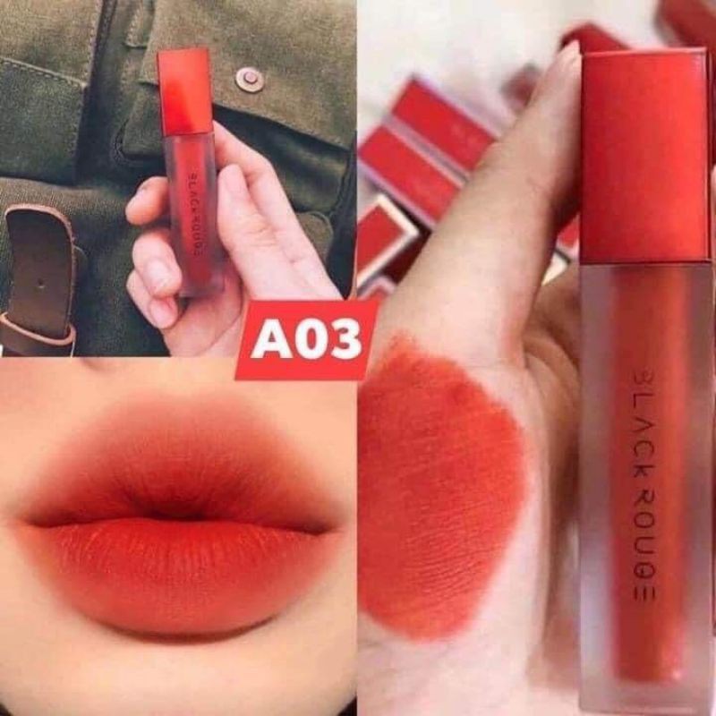 Son Kem black rouge A03 - Đỏ cam