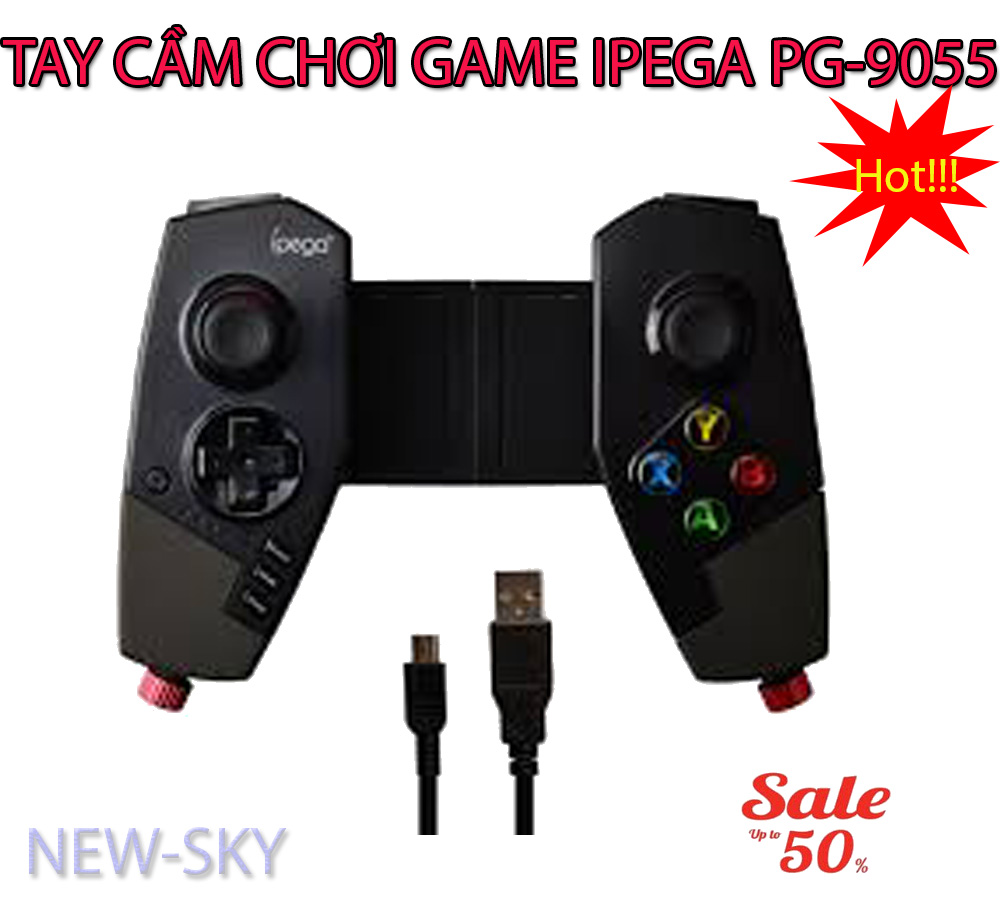[HCM]Tay cam choi game cho iphone  Tay cầm chơi game cho iphone - CHỌN NGAY TAY CẦM CHƠI GAME IPEGA PG-9055 Bluetooth chân đế tích hợp nhiều loại điện thoại TVIpad Model mới IP-248 Giảm sốc 50% giá Bảo Hành 1 Đổi 1 Sản Phẩm