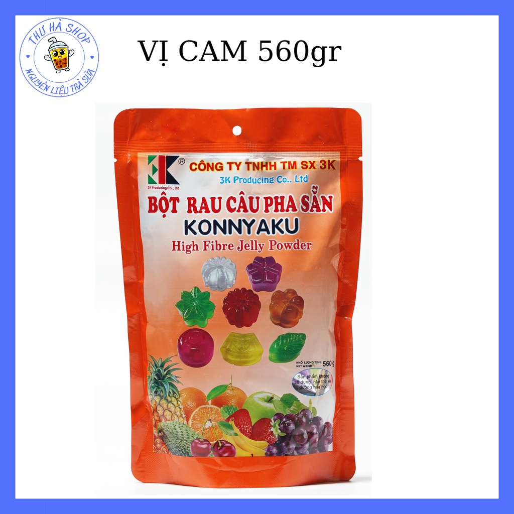 Thạch rau câu/Bột rau câu pha sẵn konnyaku