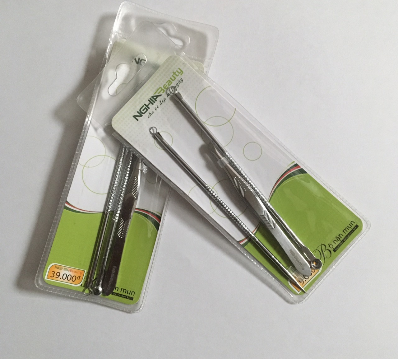 Bộ nặn mụn 3 món- Nghĩa