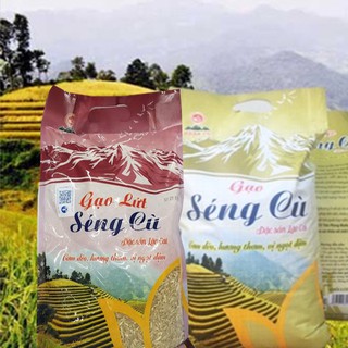 Gạo Lứt Séng Cù Của Bát Xát Lào Cai, Gạo Ngon Thơm, Đậm Đà Giầu Dinh Dưỡng Túi 2kg [KVAFA FOOD]
