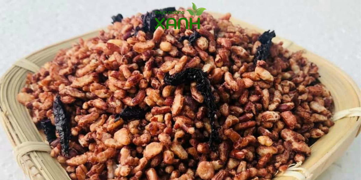 250Gr Gạo Lứt Sấy Rong Biển, Cốm Gạo Lứt / Gạo Lứt Rang - Thực Dưỡng Xanh