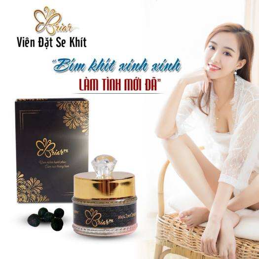 Viên Đặt Thảo Mộc Tầm Xuân Briar PK Giúp Se Khít Vùng Kín, Làm Sạch Vùng Kín, Hỗ Trợ Khử Thâm(che tên nhạy cảm)