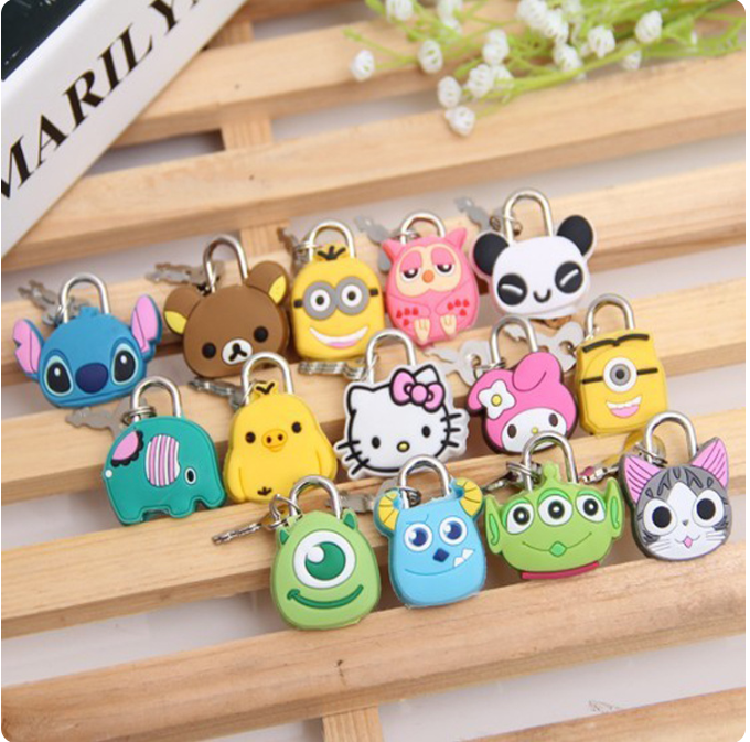 03 Ổ KHOÁ HÀNH LÝ CUTE NHIỀU MÀU [ Khoá mã số, Khoá Vali, khá ba lô, khoá cặp táp, khoá tủ ] (Giao màu ngẫu nhiên)