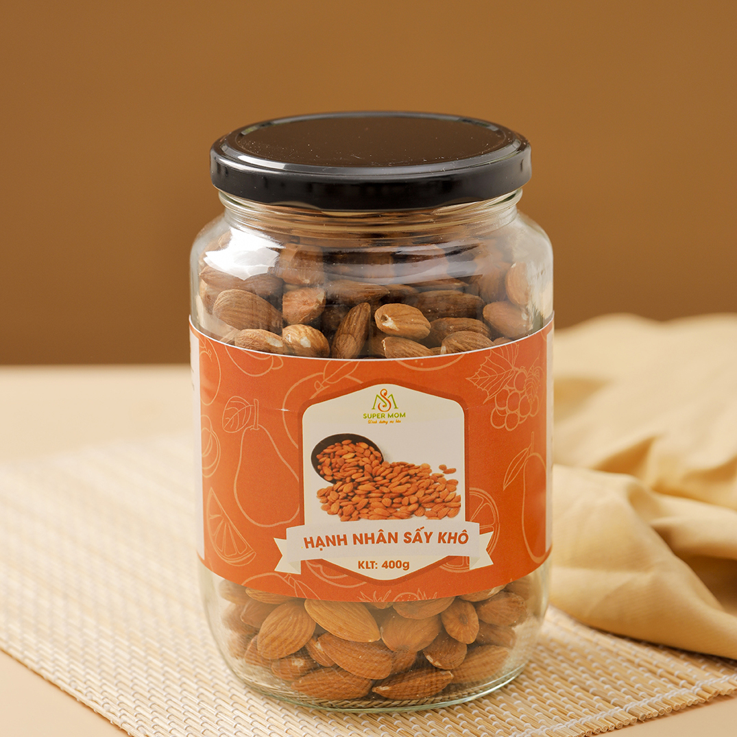 Hạt hạnh nhân sấy nguyên vị ăn vặt mẹ bầu/ ăn vặt ăn kiêng/ ăn vặt healthy lành mạnh/ ăn vặt giảm cân