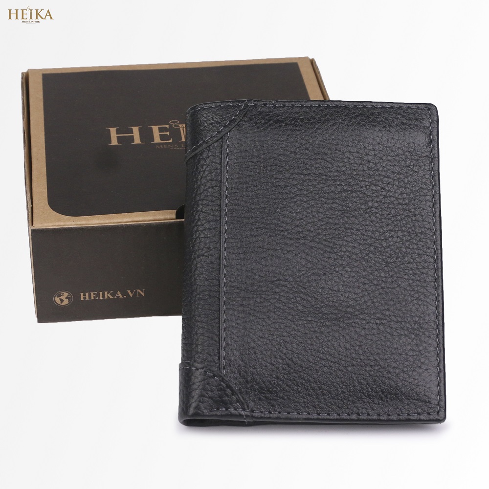 Ví Nam / Bóp Nam  Ví Da Nam / Bóp Da Nam Giá Tận Xưởng Có 3 Ngăn Lớn 1 Khóa Kéo 7 Ngăn Nhỏ Bỏ Vừa Tất Cả Các Loại Giấy Tờ, Bảo hành 24 tháng, thương hiệu Heika