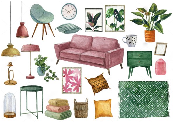 Sticker dán sổ tay, trang trí sổ dán ảnh, scrapbook, nhãn dán sinh nhật, giáng sinh