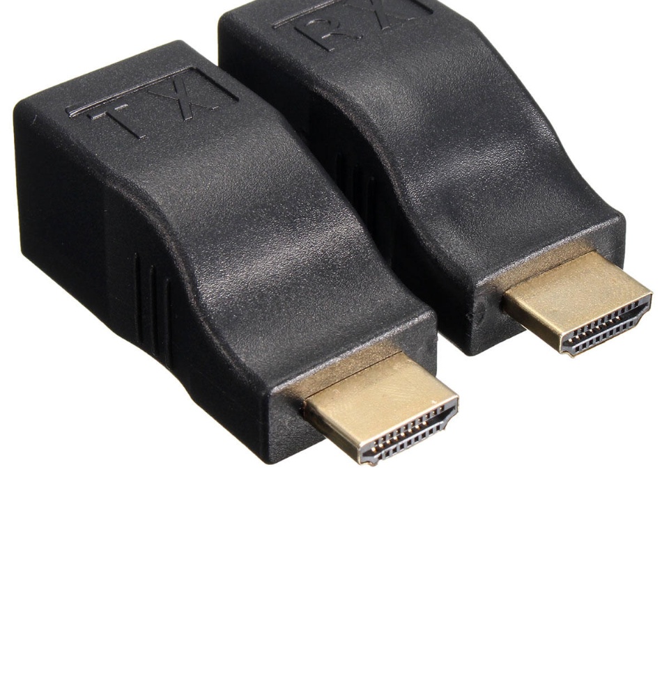 hdmi sang lan ,Bộ kéo dài HDMI 30M qua cáp mạng LAN RJ45 cat6 ,Đầu chuyển đổi HDMI to LAN 30M 3