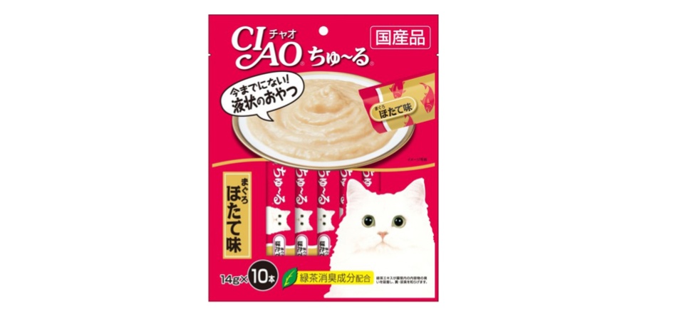 Sốt thưởng thức ăn cho mèo Ciao Thái Lan nhiều vị gói 10 tuýp 20
