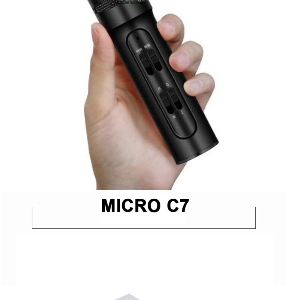 Micro thu âm karaoke Livestream C7 Mic hát karaoke tại nha hay Mic hát karaoke