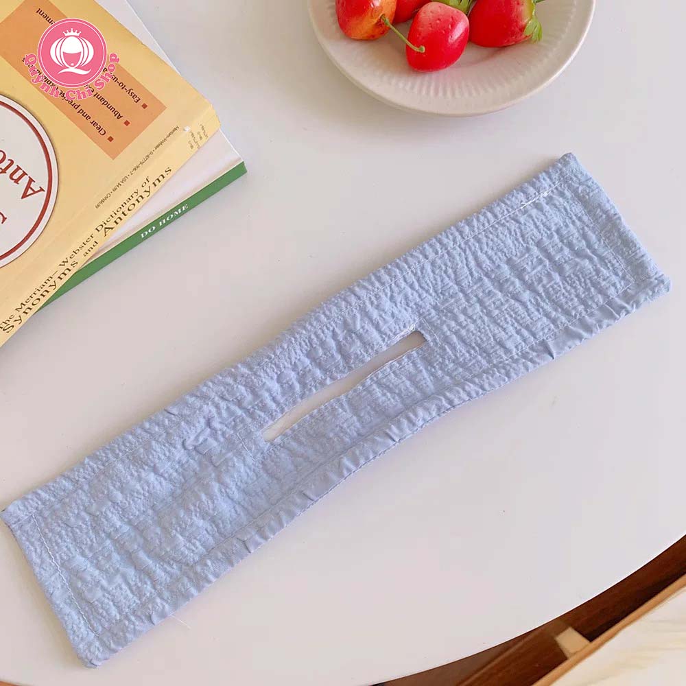 Kẹp tóc nơ, băng đô tóc Hàn Quốc 2 trong 1, búi cuộn gọn gàng, mát mẻ mùa hè