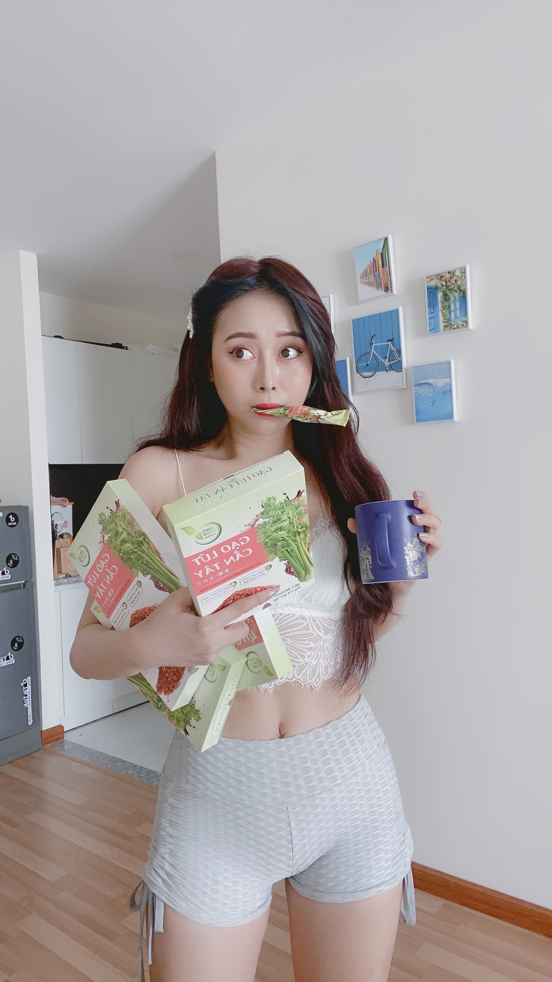 [ HOT ] Giảm cân tiêu mỡ không hại sức khỏe - Sinh tố Gạo Lứt Mix Cần Tây Green Celery