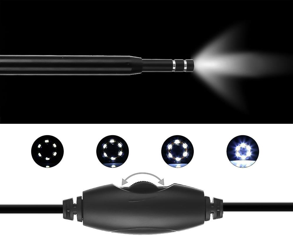 Lấy Ráy Tai Có Đèn Kèm Camera Soi Tại Nhà, Cây Móc Lỗ Tai - Thiết Kế Thông Minh, Nhỏ Gọn, Chống Nước (phần que dò), Đèn Led Có Thể Điều Chỉnh Độ Sáng - Bộ Lấy Ráy Tai, Máy Hỗ Trợ Lấy Ráy Tai Giá Rẻ,