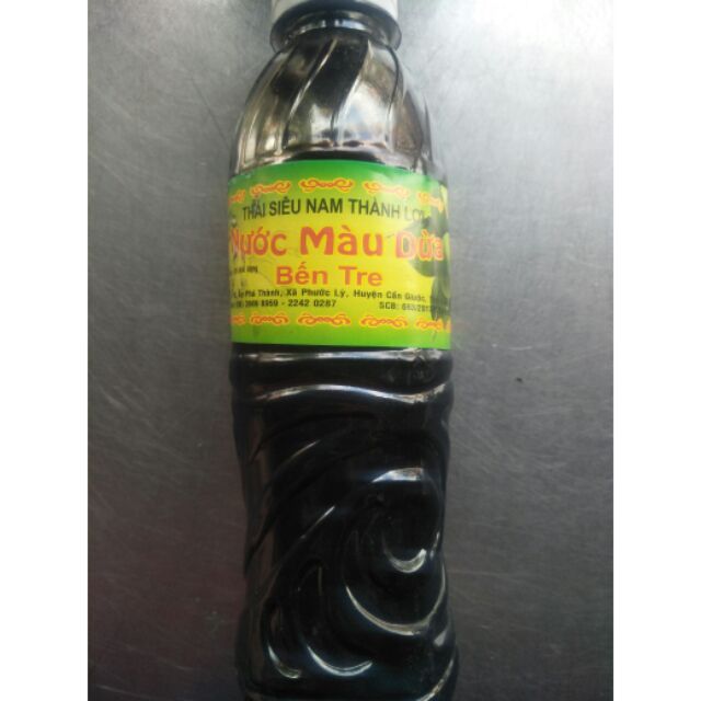 Nước màu dừa(nước hàng dừa) nguyên chất kho cá thịt Bến Tre loại ngon 450G