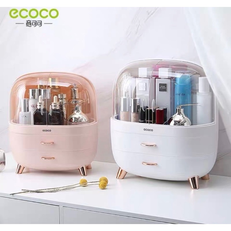 Kệ đựng mỹ phẩm Ecoco đủ size, đủ màu tủ đựng mỹ phẩm, tủ đựng đồ ecoco 3 ngăn cao cấp mẫu Hộp đựng mỹ phẩm, son, đồ trang điểm Ecoco 3 NGĂN để bàn