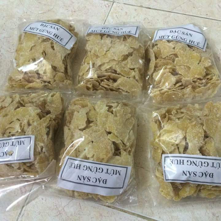 500g MỨT GỪNG HUẾ ĐẶC BIỆT THƠM NGON - Mứt gừng Huế nhà làm thủ công sạch sẽ nguyên chất- bánh mứt tết