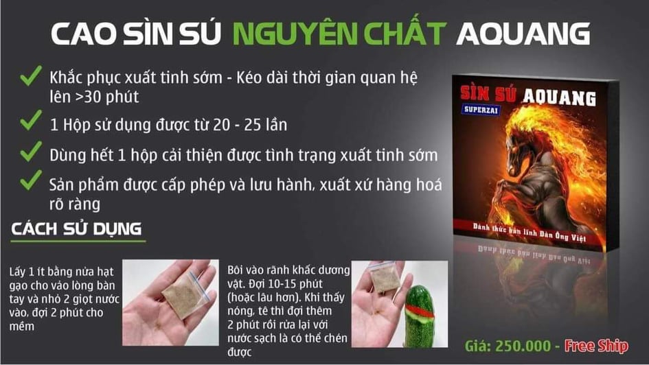 Cao Sìn Sú A Quang Chính Hãng