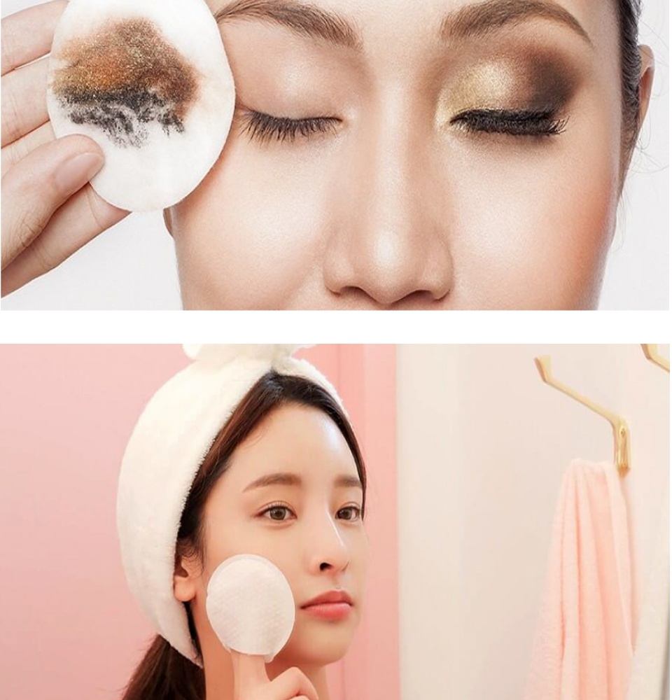 [100% BÔNG GÒN] 150 Miếng Bông Tẩy Trang Ipek Thổ Nhĩ Kỳ-Không Để Lại Xơ Bông 100% Làm Từ Bông Gòn